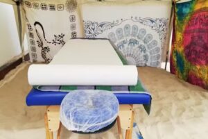 Rebeca Aizic Massagens na praia