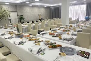 Sal&atilde;o para banquetes O Santos
